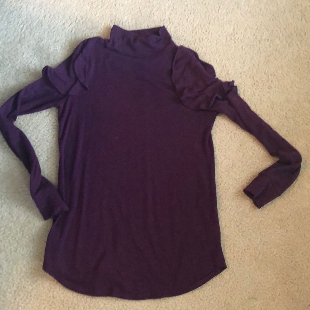 Loft Purple Turtleneck